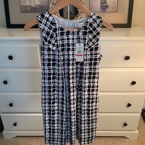 NWT Calvin Klein Houndstooth Dress